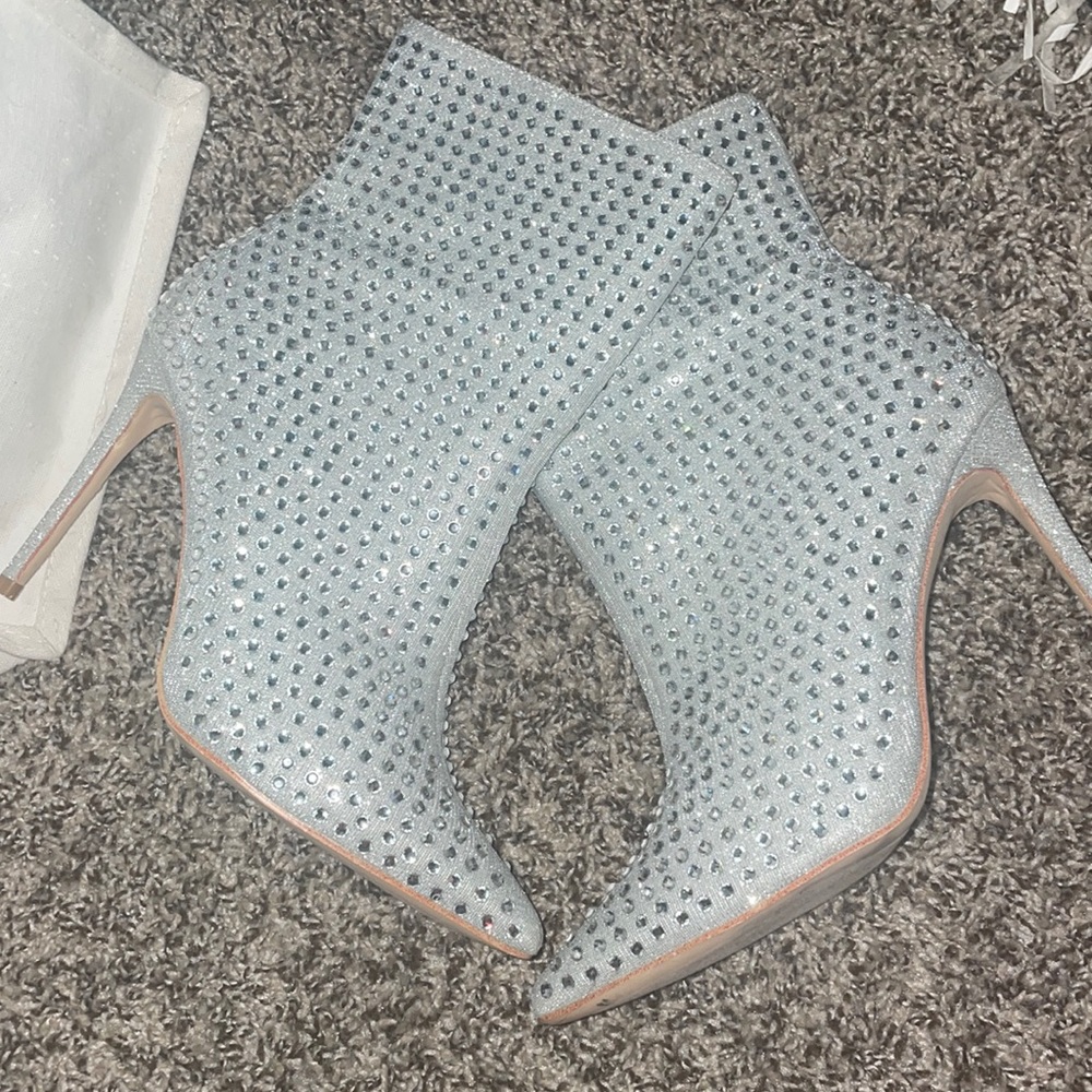 Rhinestone Booties - image 1